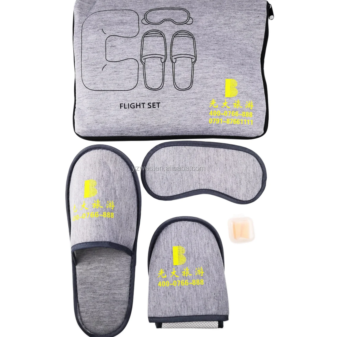Traveling Nessary folding travel slippers with a pouch