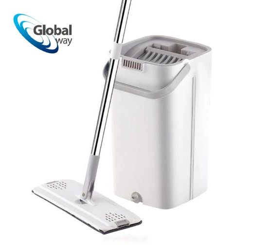 thickened medium mop with bucket cleaning mop magic microfiber flat mop top quality easy use