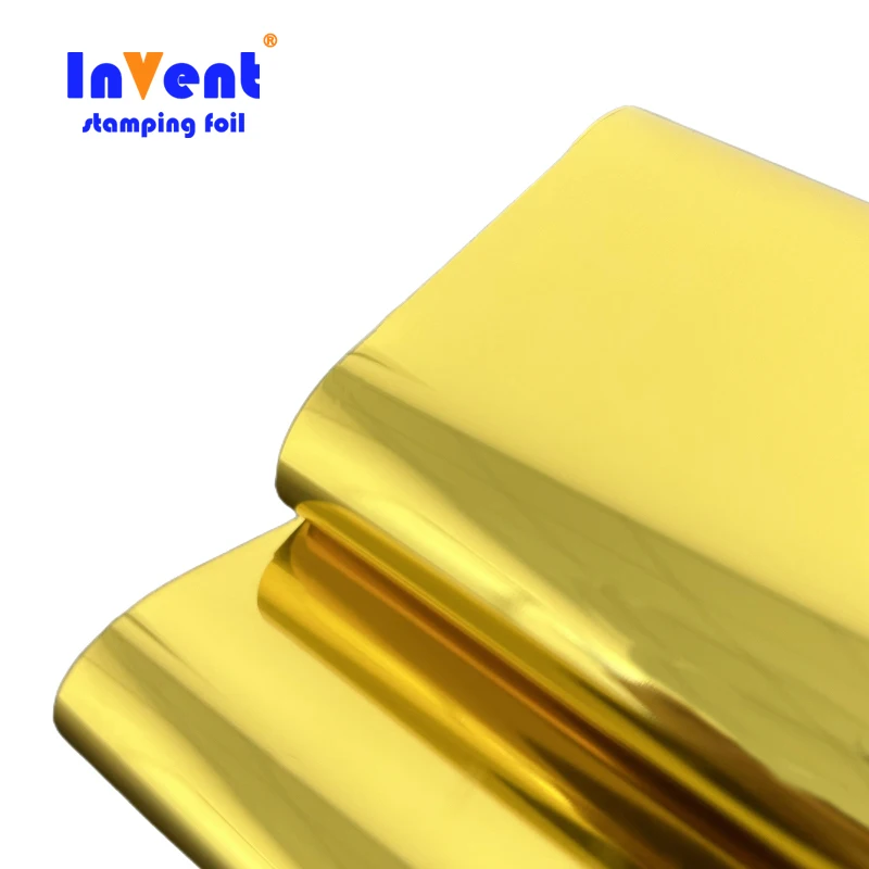 INVENT FOIL Hot Stamping Gold Foil rolls Printer No mold required Custom Customized For AMD360 Digital  Ribbon Printing