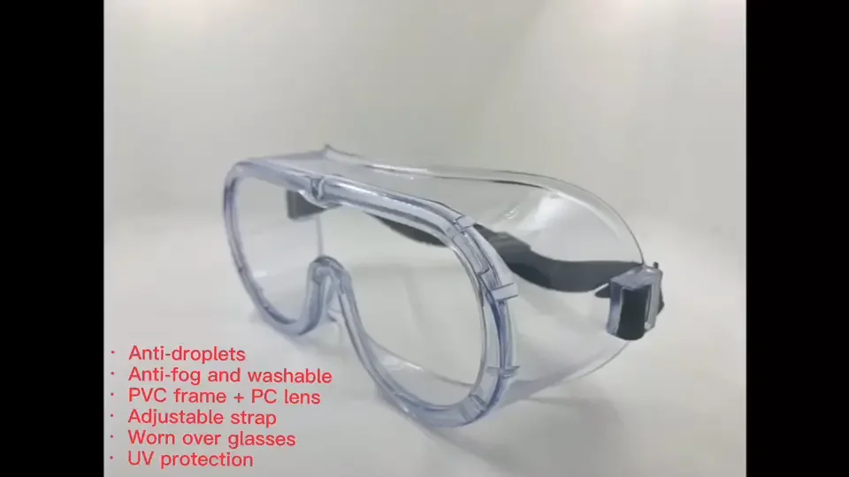 Antifog Safety Glasses Goggle Custom Logo Industrial Work Safety Glasses Eye Protection Goggle