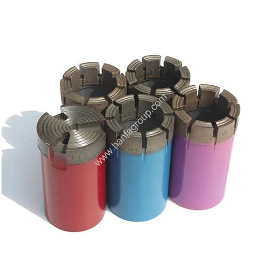 HFP Series HTW 90mm NTW 75.7mm BTW 60mm Thin-Walled Diamond Core Drilling Bit