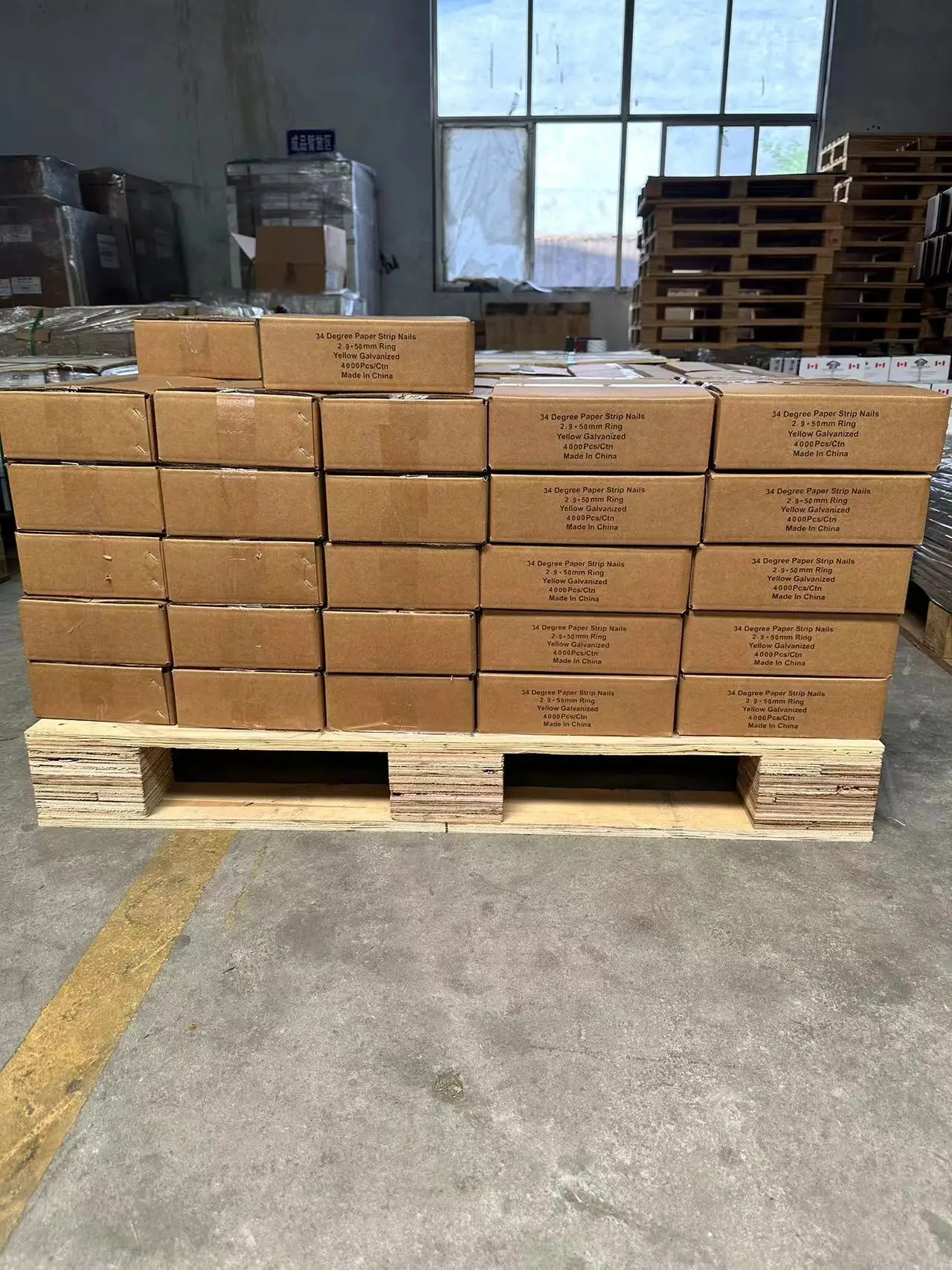 Bright Finish,Hot Dip Galvanized (HDG),Electro Galvanized (EG),Stainless Steel (SS).34 Degree Paper Strip Nails