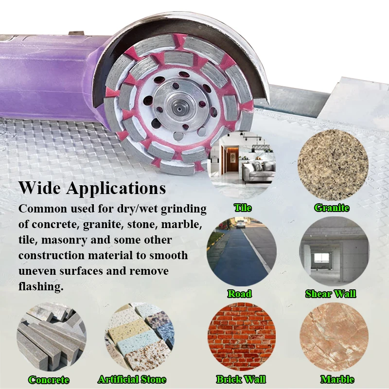 China wholesale 4 inch diamond abrasive stone cup grinding wheel