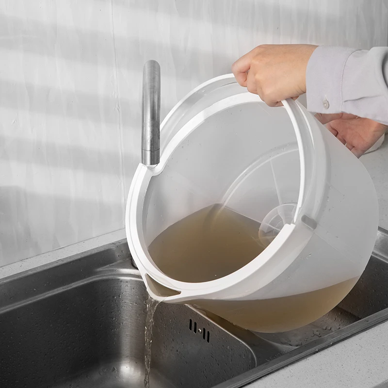 Jesun 2025 Clean Water Spin Mop and Bucket set Hands Free Self-Cleaning Floor Cleaning Swivel Mop Cleaner