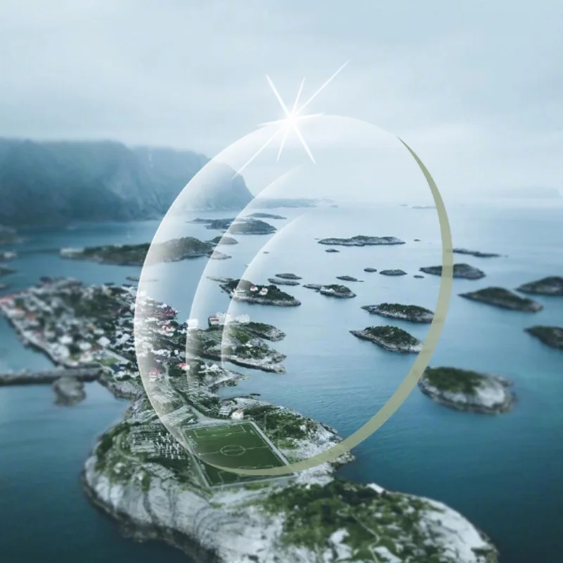 1.56 Non spherical resin lenses bottomless  intelligent color changing  gray changing  tea changing  myopia and astigmatism len