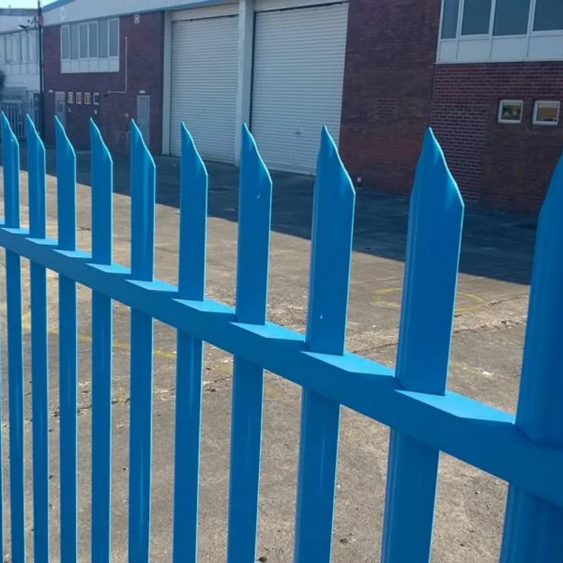 Chinese curvy palisade fence palisade fence for gate pvc coated palisade fence