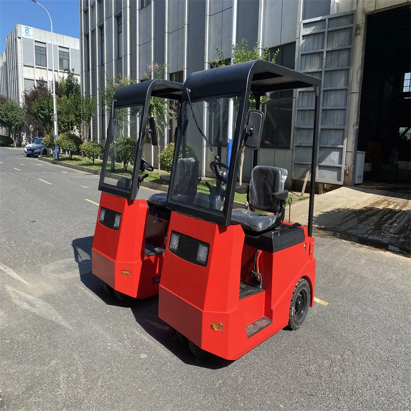 Cheap factory price 6 ton aircraft electric battery seated tow tractor baggage tow tractor for airport