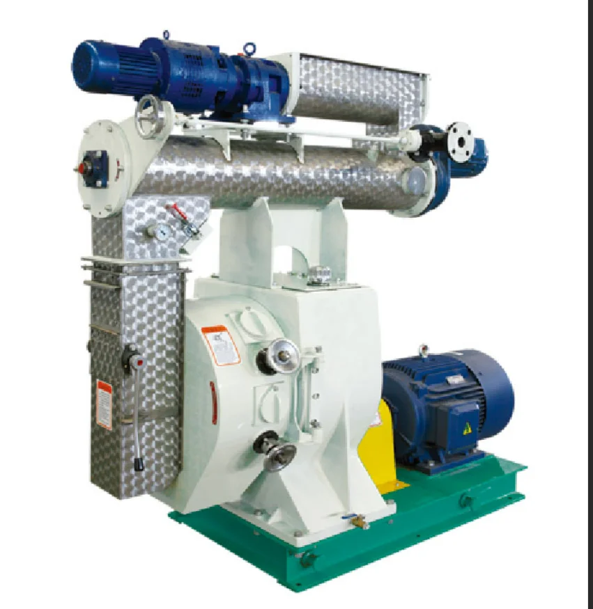 Chicken and Poultry Manure Dung Organic Fertilizer or Bio Fertilizer Belt Drive Ring Die Pellet Making Machine