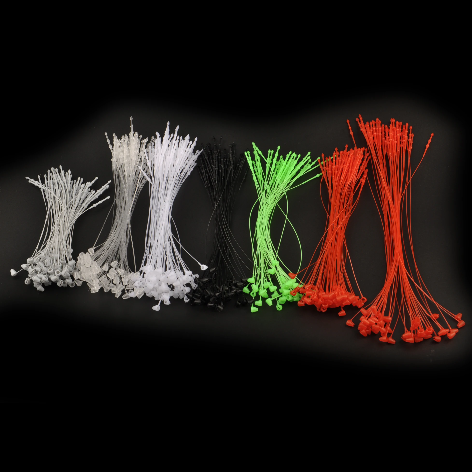 Factory Wholesale 5 inch Red Plastic Tag Security Pins Loop Security PP Loop Pin lock tie