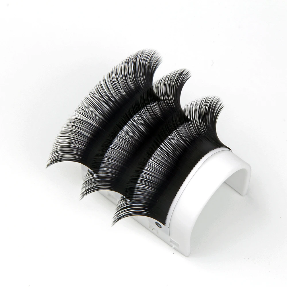 0.05 vegan mink volume eyelash extensions extremely soft light russian volume lashes easy fluffy wispy mega volume fans lash OEM