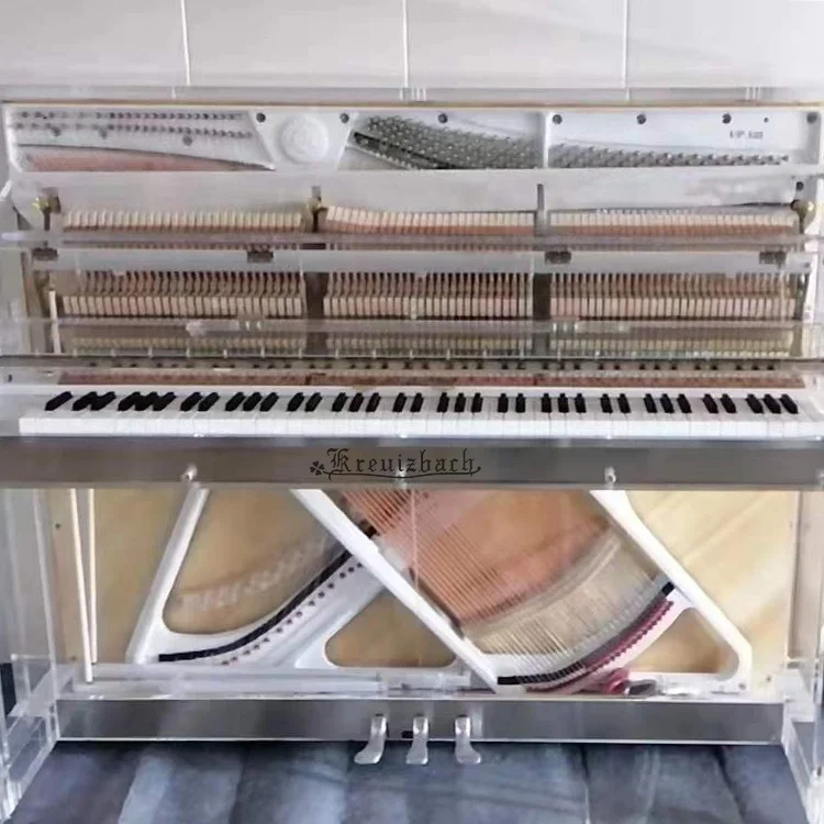 CU-123 The latest transparent acrylic upright crystal piano