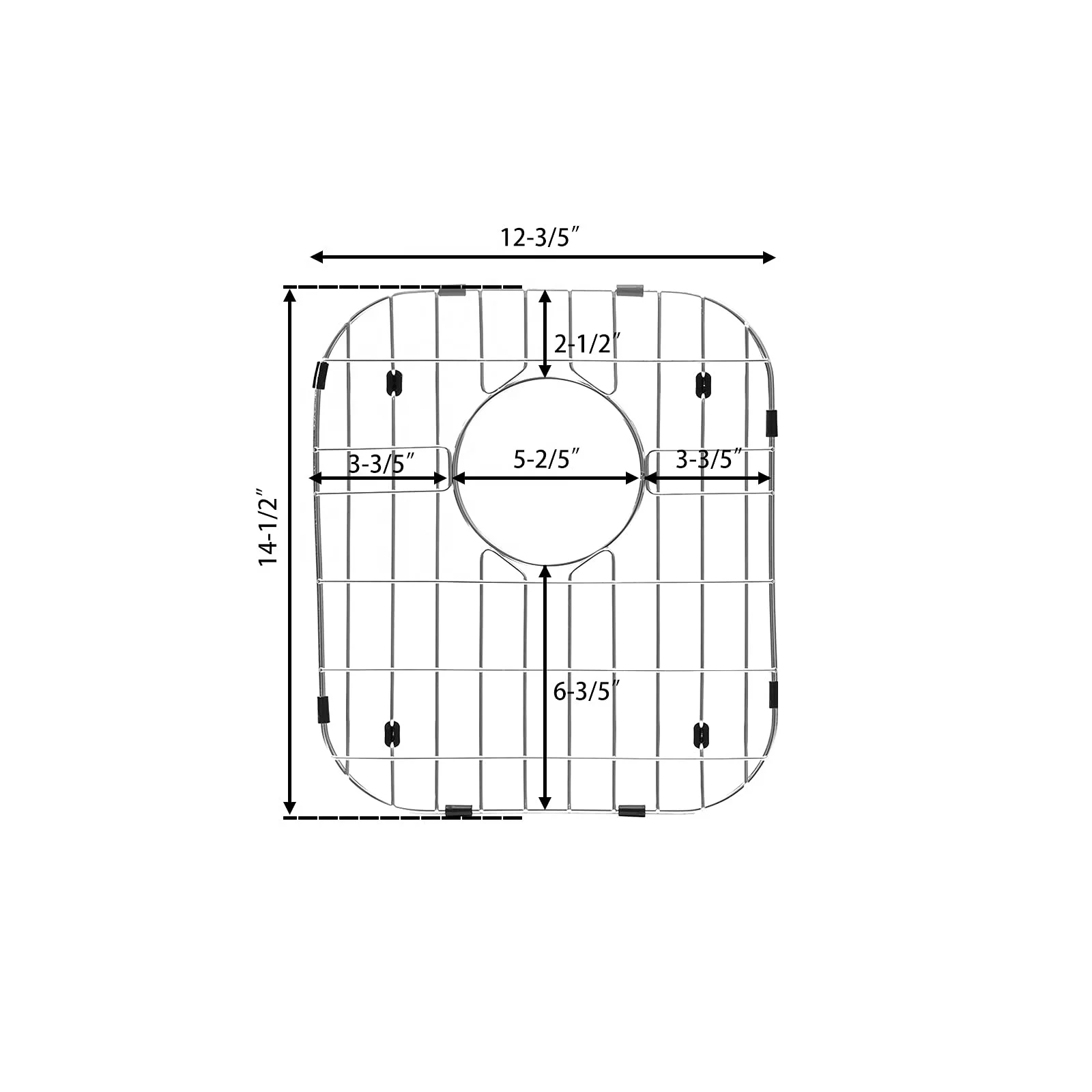Custom Stainless Steel Kitchen Sink Grid and Sink Protectors For Kitchen Sinks