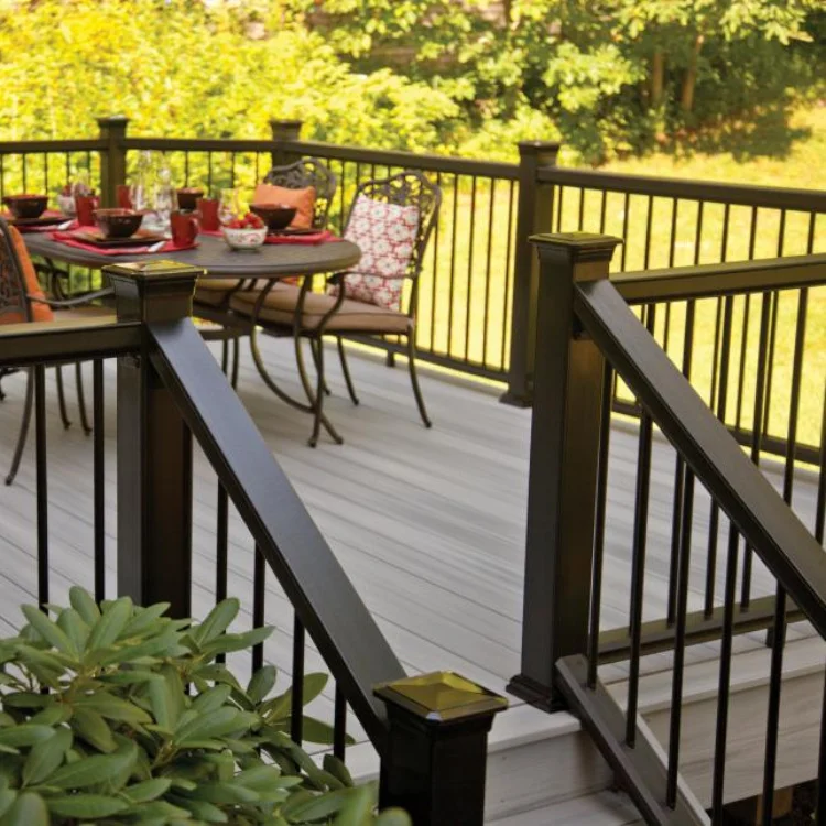 Modern Total Solution For Projects Villa Balcony Railing Aluminum Deck Railing For Outdoor