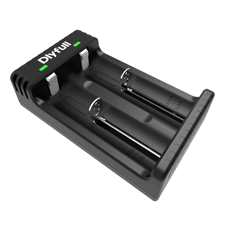 Dlyfull Li-ion 3.7V NiMH 1.2V Li-FePO4 3.2V IMR 3.8V For 18650 26650 21700 26700 18350 AA AAA Battery Charger
