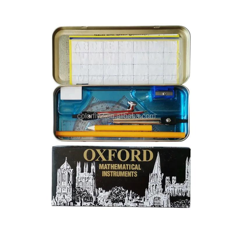 2022 new Custom Stationery Boxes School Geometry Math Set School Geometry Math Set