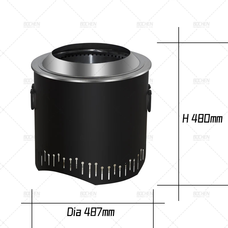 2022 Factory Wholesale Portable Wood Burning Smokeless Fire PIT For Outdoor Camping Gathering