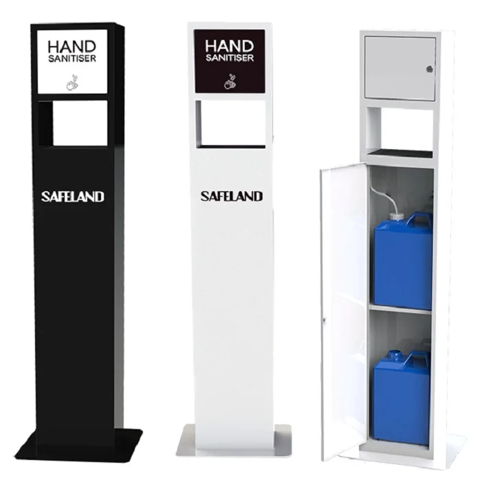 Hot Selling 5L All Metal Touchless Alcohol Hand Sanitizer Dispenser Foot Operated Pedal Dispenser Disinfection Station