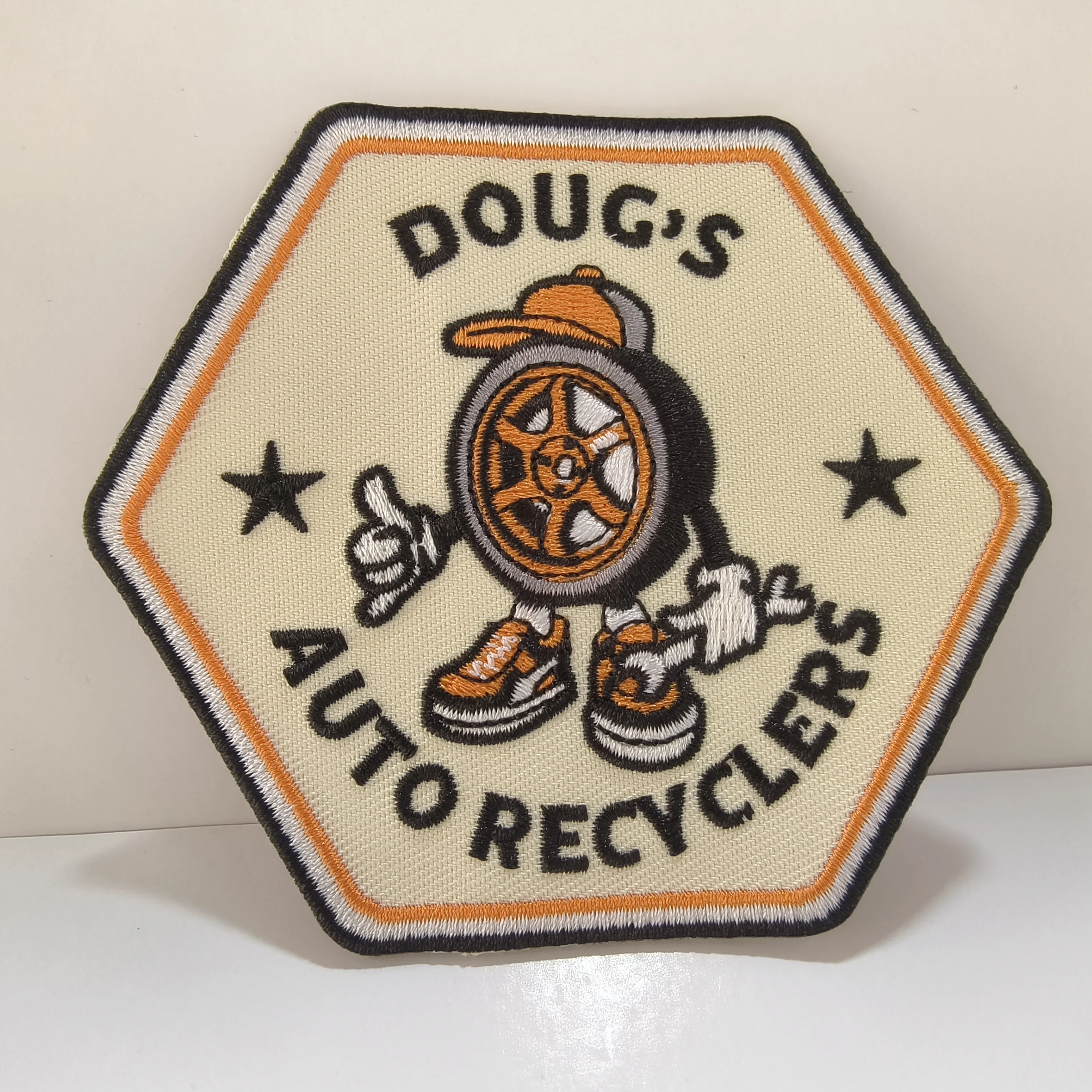 E-0081 Custom Festival Style Big Size Christmas Iron Logo Chenille Patches Wholesale Christmas Chenille Patches for Clothing