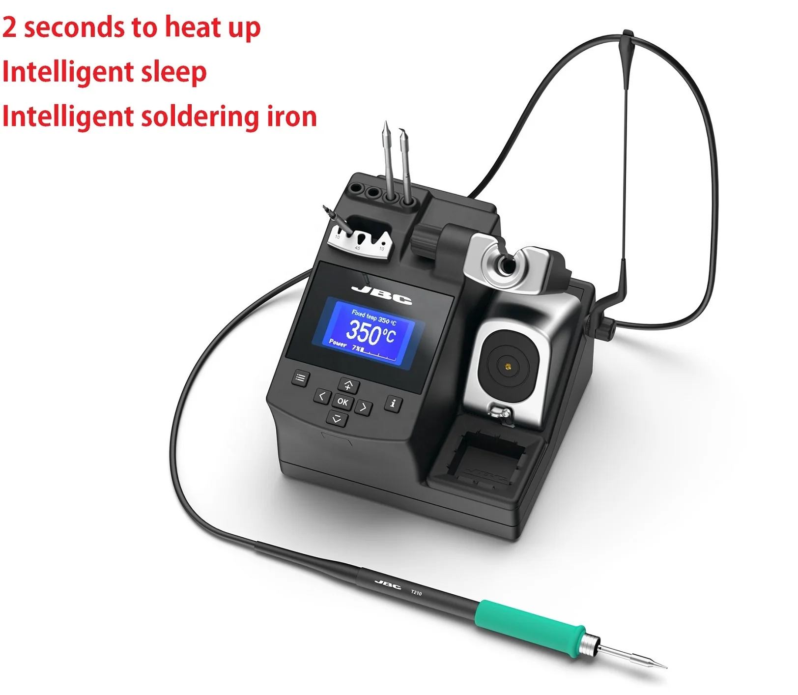 Original high quality JBC CD-2SHQE Soldering Iron Rework Station2 seconds heating 350 degrees Electronic soldering tools