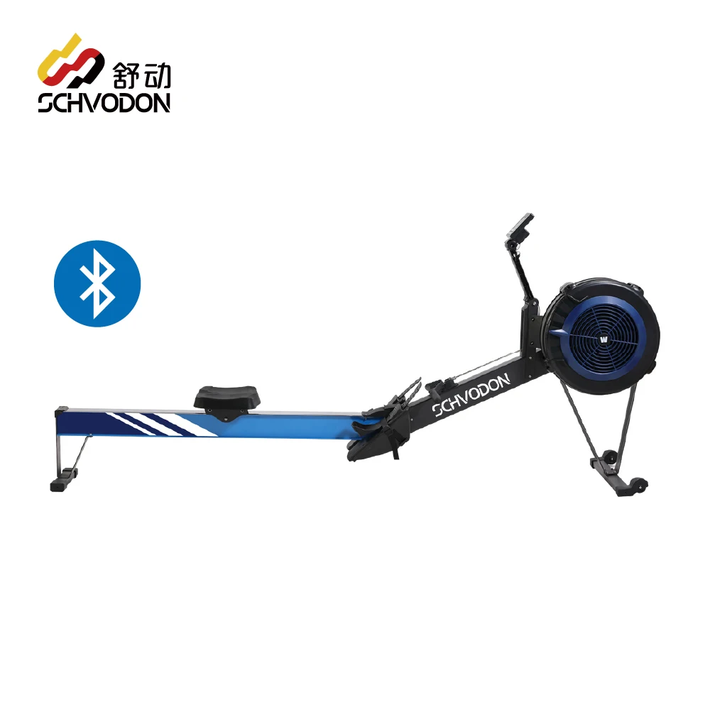 Schvodon china fitness equipment exercise rowers gyms equipment indoor rower air steel rowing machine for home gym