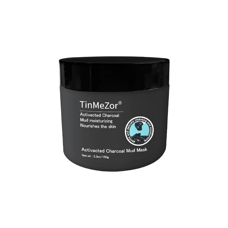 Private Label Charcoal Clay Mask For Acne Skin Care Products Wholesale Custom Clean Face Mud Mask