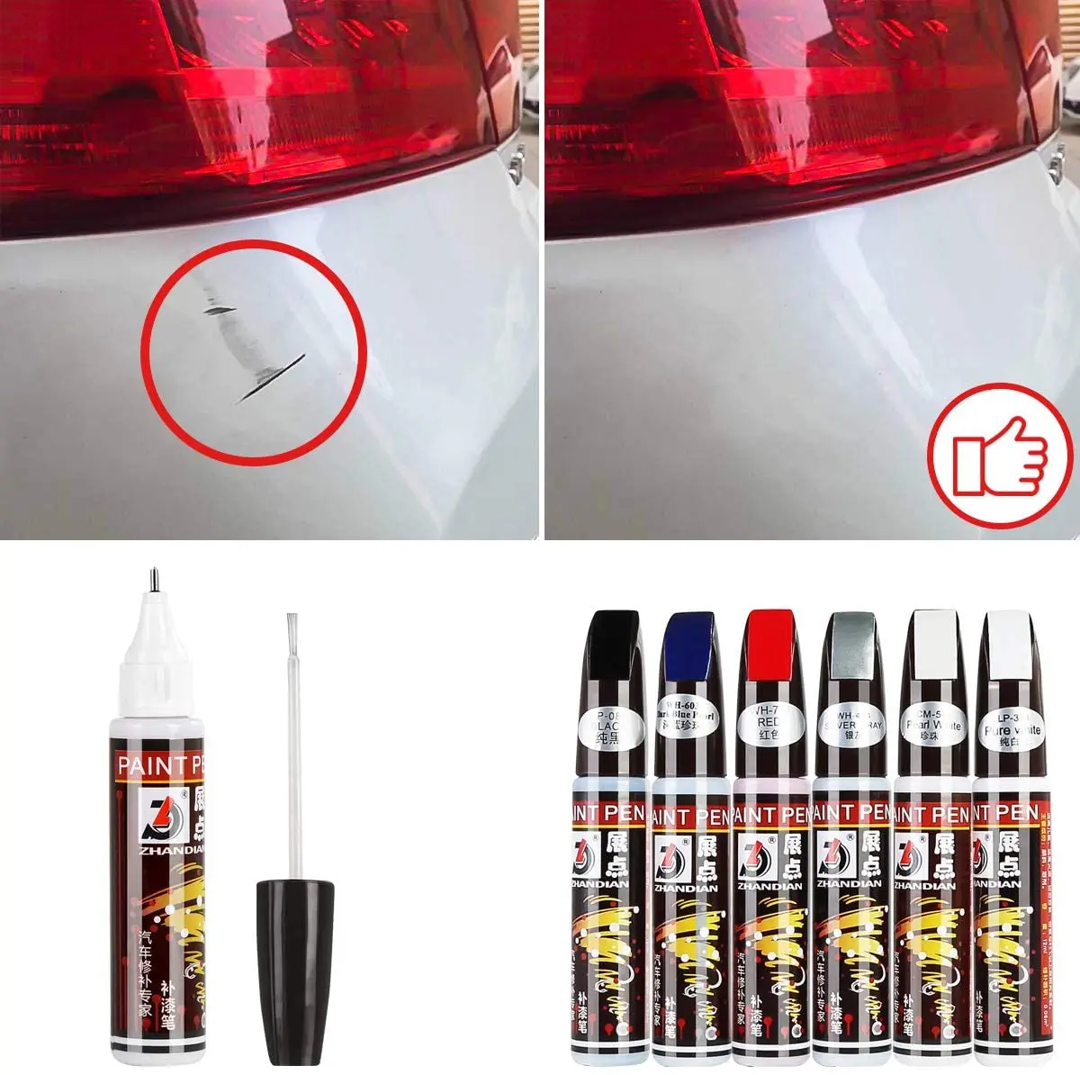 
Professional Car Scratch Repair Paint Pen, Auto Coat Paint Pen Touch-up Fixing Scratch Remover Repair Pens Scratch Fillers 