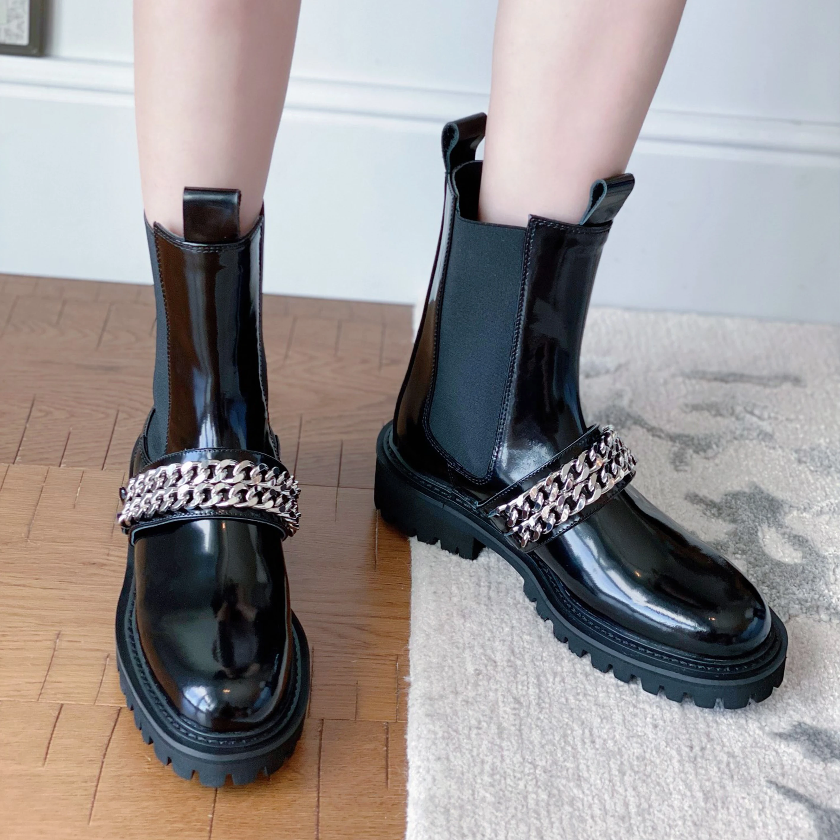 Fashion High-Quality Suitable For Outdoor Cold Insulation Pure Leather Winter Warm Boots