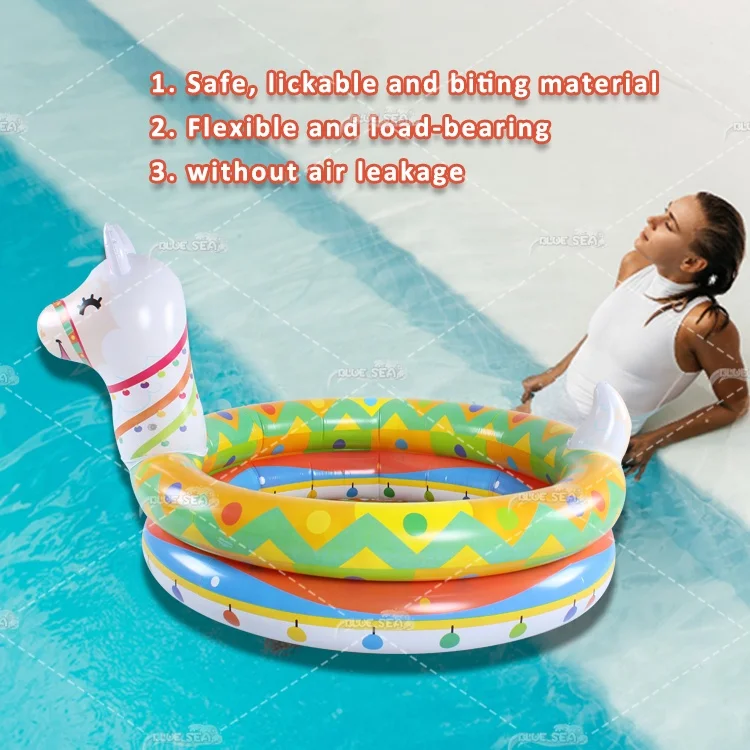 BS-rp cheap artificial peacock swimming pool adult plastic pool