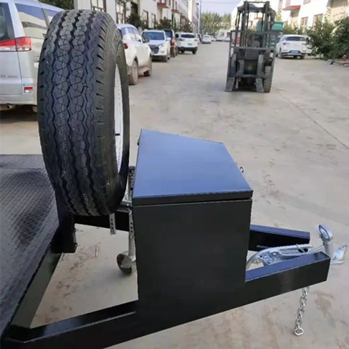 Factory Transfer Truck Trailer Flatbed Car Trailer