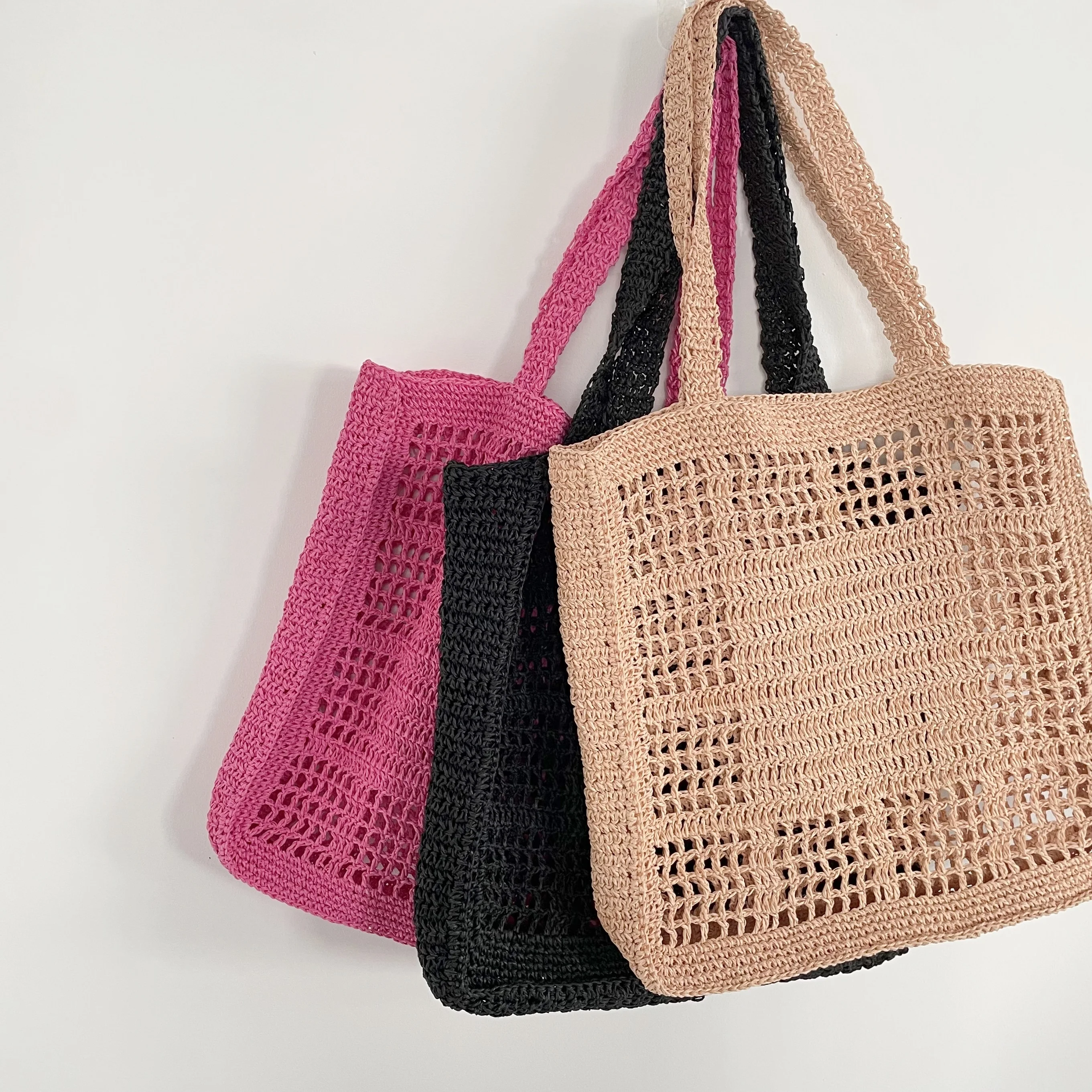 2024 Factory Outlet Popular Summer Style Making Paper Fashion Hand Bag Ladys Bags Woven Bag