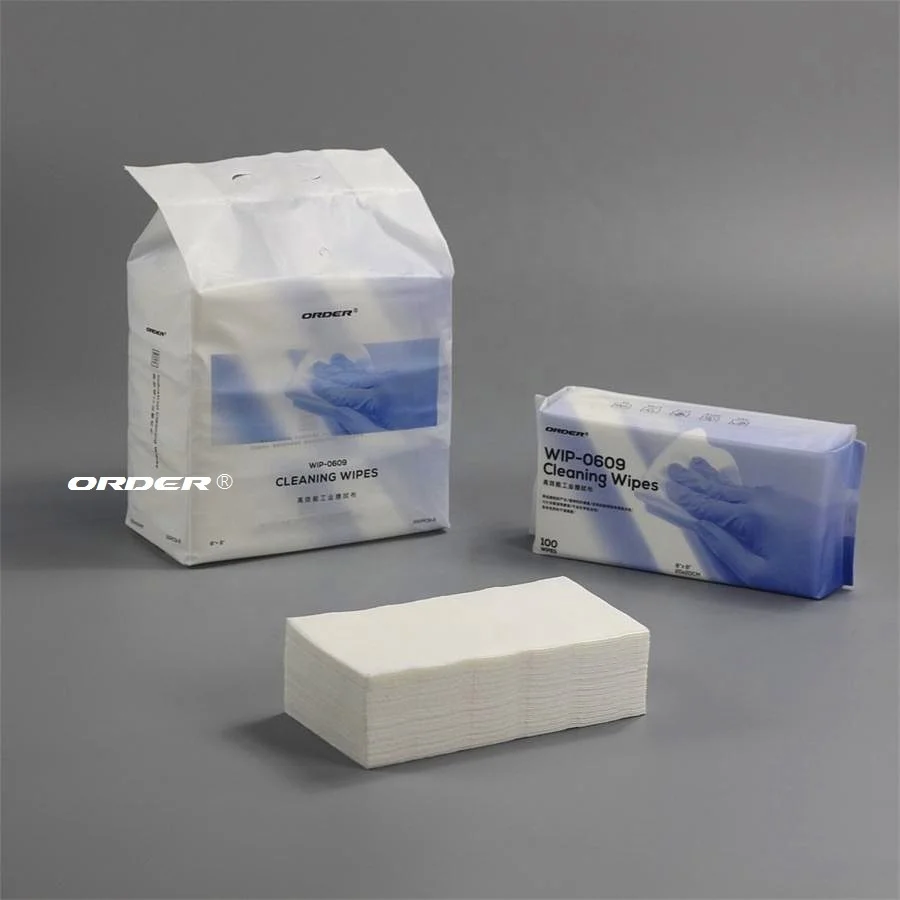 Manufacture supplier OEM critical environments light duty electronic industrial cleaning wipes rags