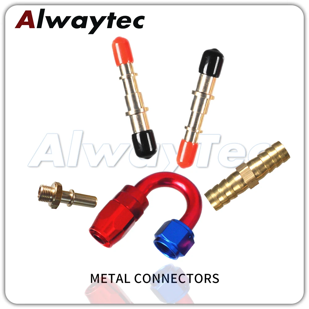 Automotive Male End Connector Customize Brass Fitting 7.89 to 9.89 Diameter Metal Fuel Line