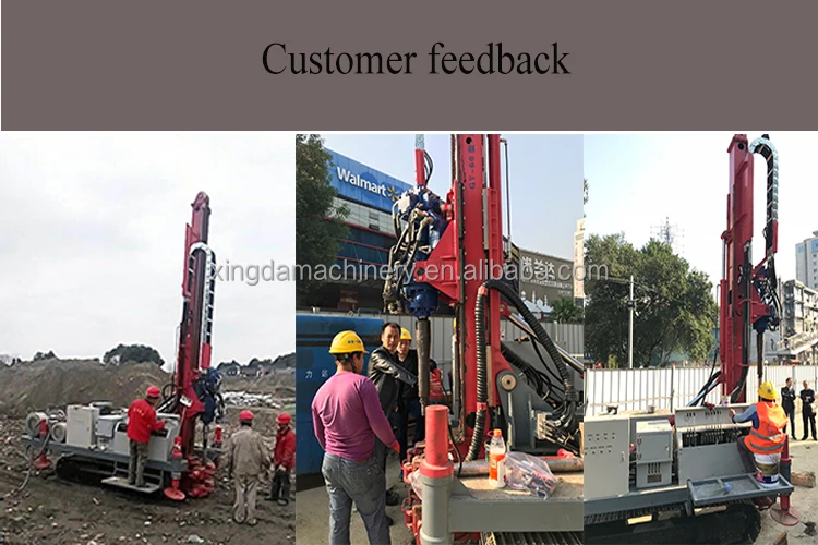 Blast Hole Engnieering Drill Rig Crawler Geological Exploration Machine