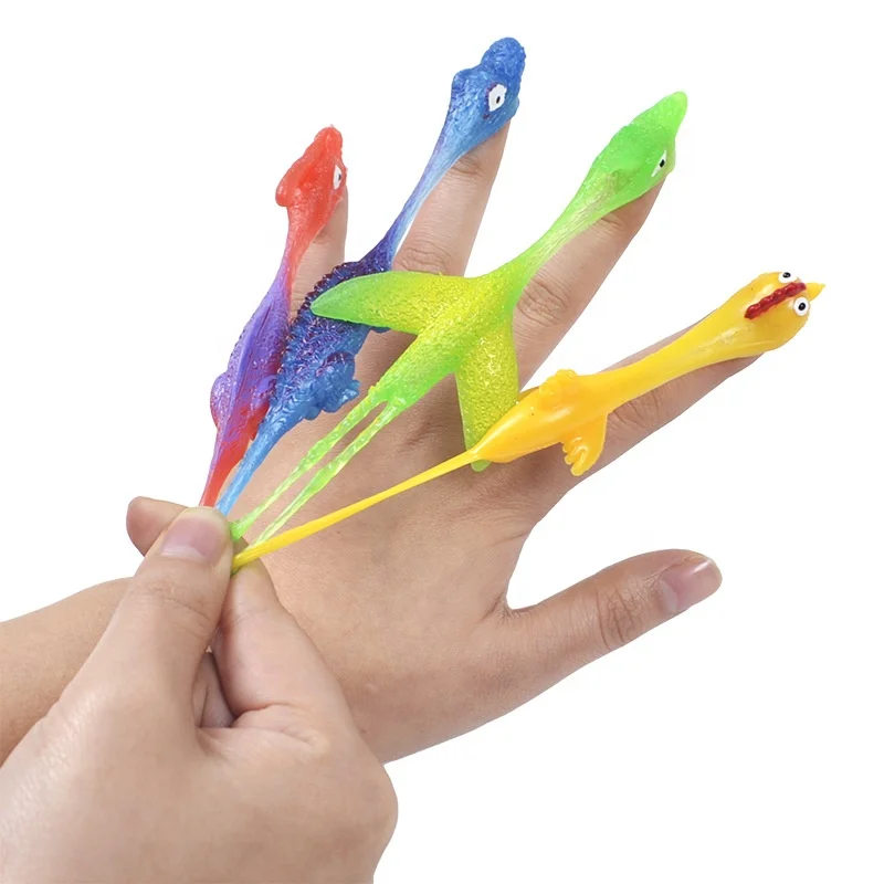 Soft Rubber Stretchy Slingshot Flying Birds Toys for Vending Machine Capsule Toys 50mm