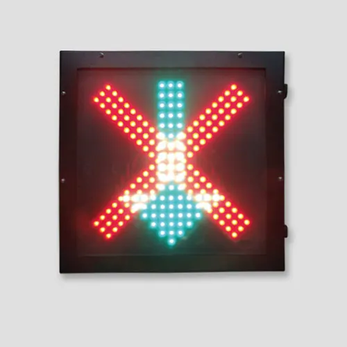 Single Square Stop and Go LED traffic control sign