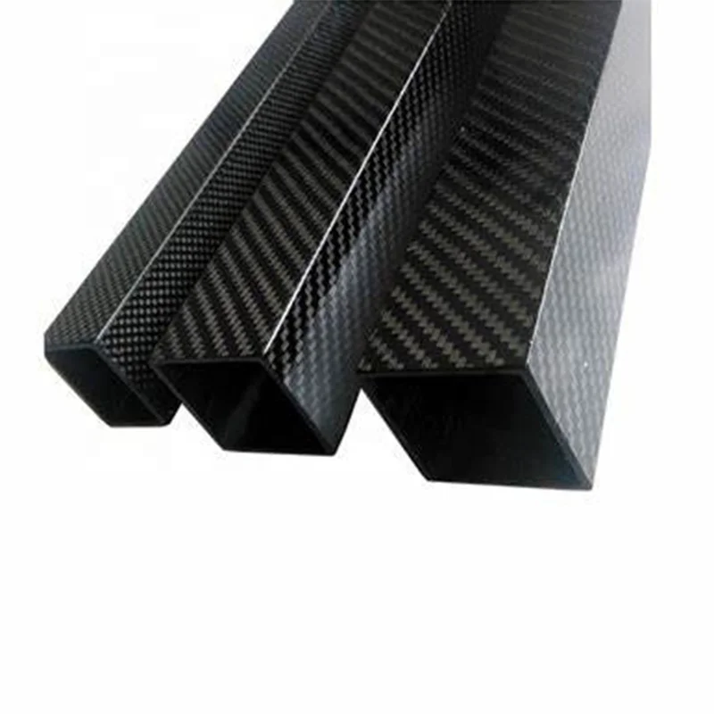 Whale stone Accept Custom Support Shiny Matte Round Square 3k Carbon Fiber Tube 3k Carbon Fiber Square Tube