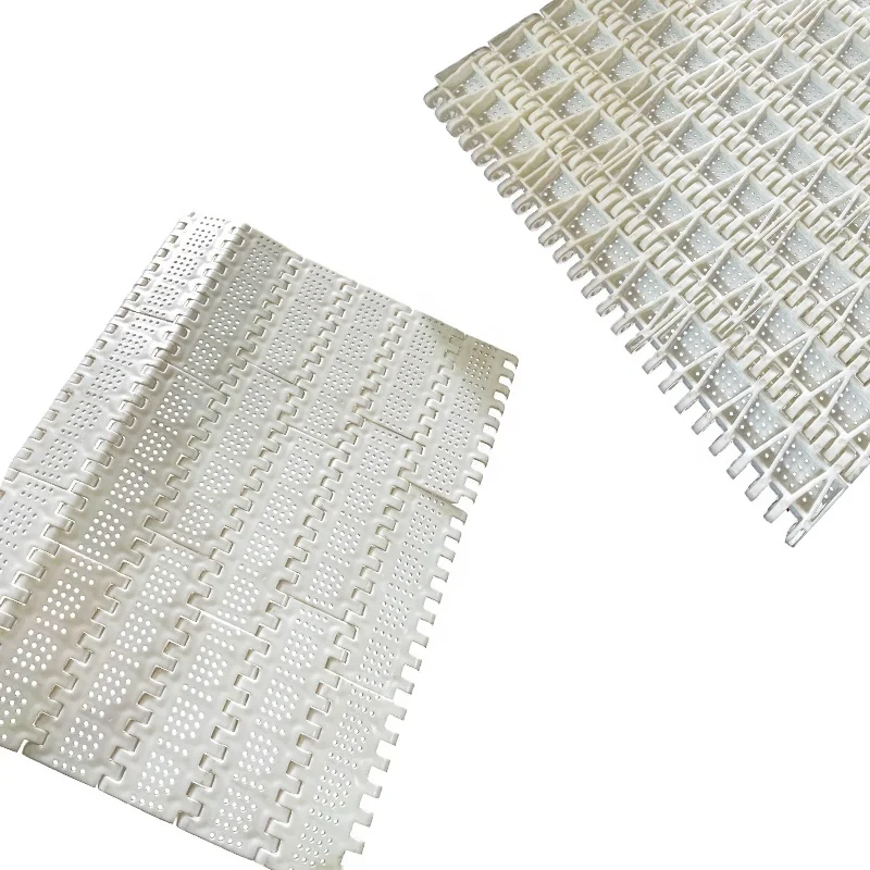 OPB 50.8mm pitch Modular Conveyor belt plastic PE POM PP Table top module belt for ice conveyor