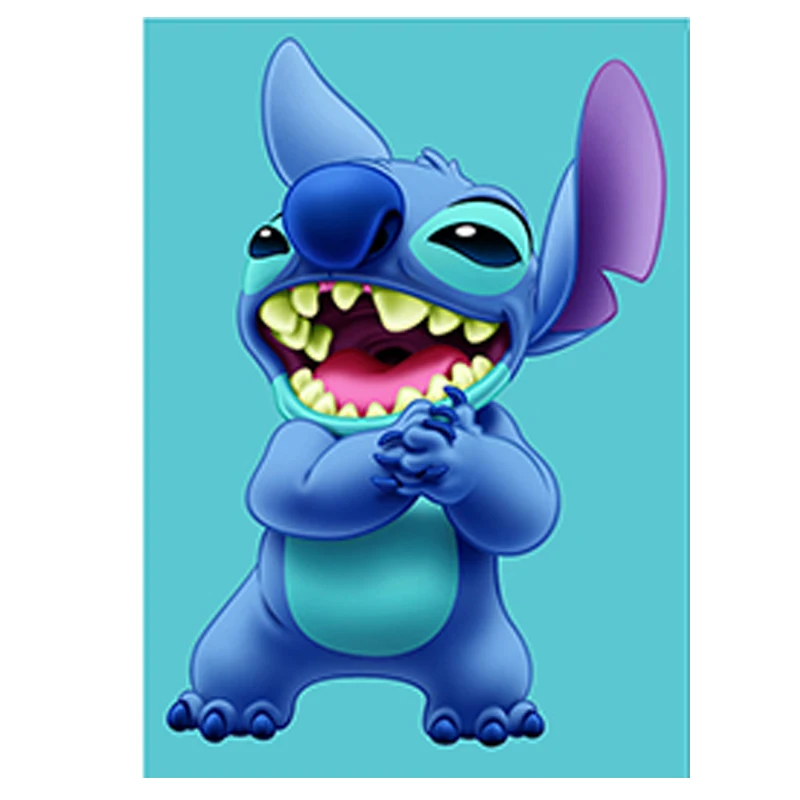 Anime DIY Diamond painting Cartoon Stitch Drill Rhinestone Cross Stitch Kits Handmade Embroider Crafts For Child