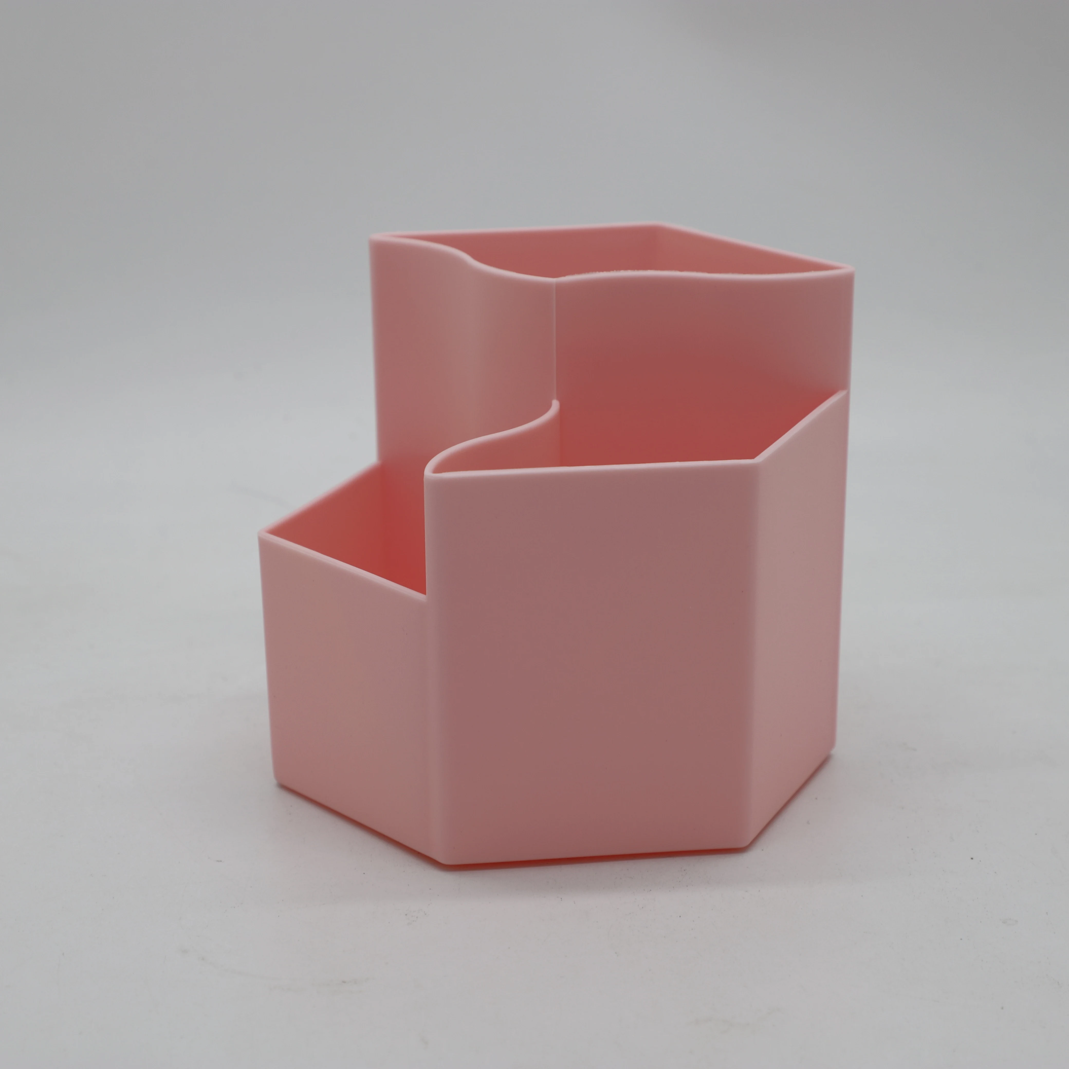 Cheap Student Office Plastic 3 Slots Desk Pen Holder Organizers