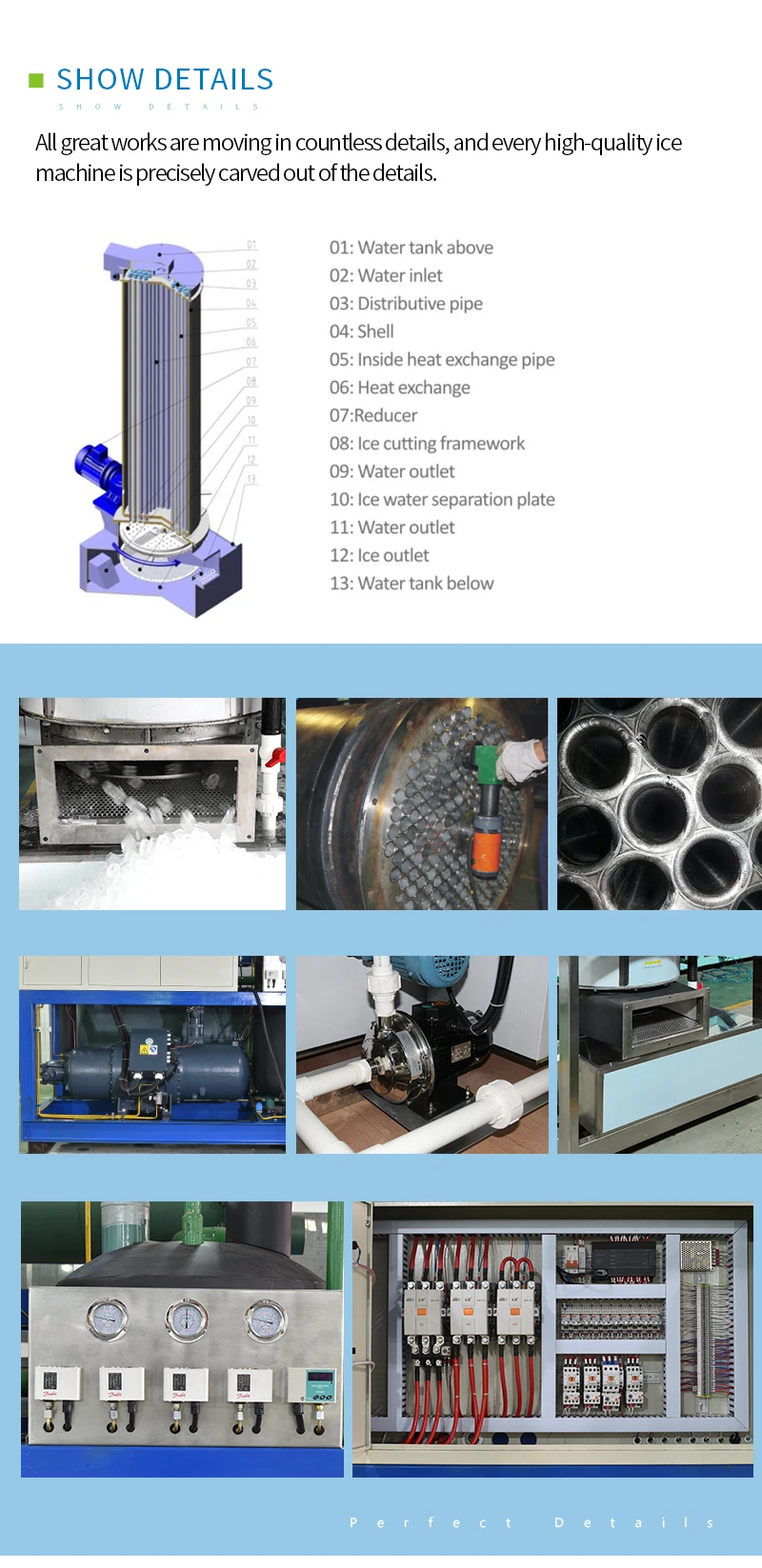 Icesta industrial commercial  tube ice machine 2ton 10 ton price 