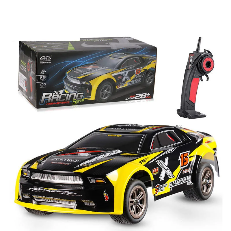 XLH 9118 2.4Ghz 1/12 High Speed RC Sport Race Cars RTR 28KM/H 4WD Electric Model Vehicle for Kids Christmas Gifts