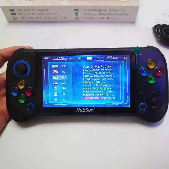 Nubsup HD 5 0 экран Портативные классические игровые консоли для Nintendo Ретро видео игры Nes файтинг игровая