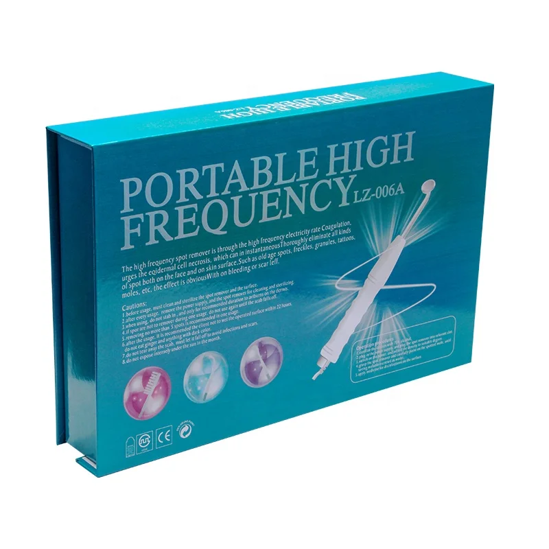 Hot Sell Therapy Wand Machine Portable High Frequency Facial Machine Handheld Electric Face Skin Beauty Tools