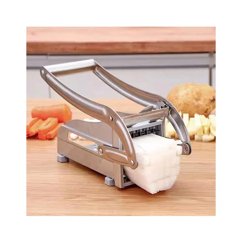Hot Selling Potato Slicer Multifunctional Heavy Duty Stainless Steel Chip French Fry Maker Cutter Safe Slicing Kitchen Tools