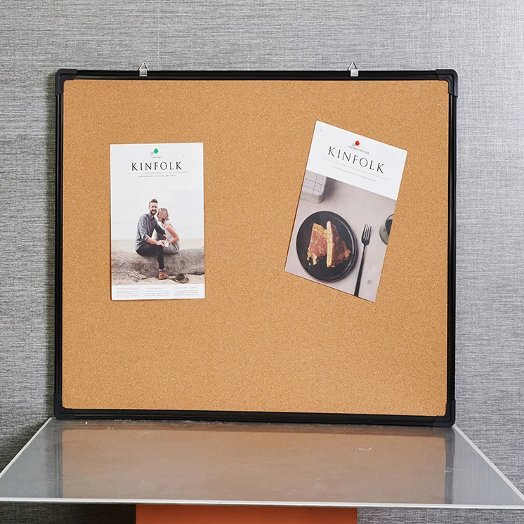 Multi-size high-quality cork board for bulletin boards and schools