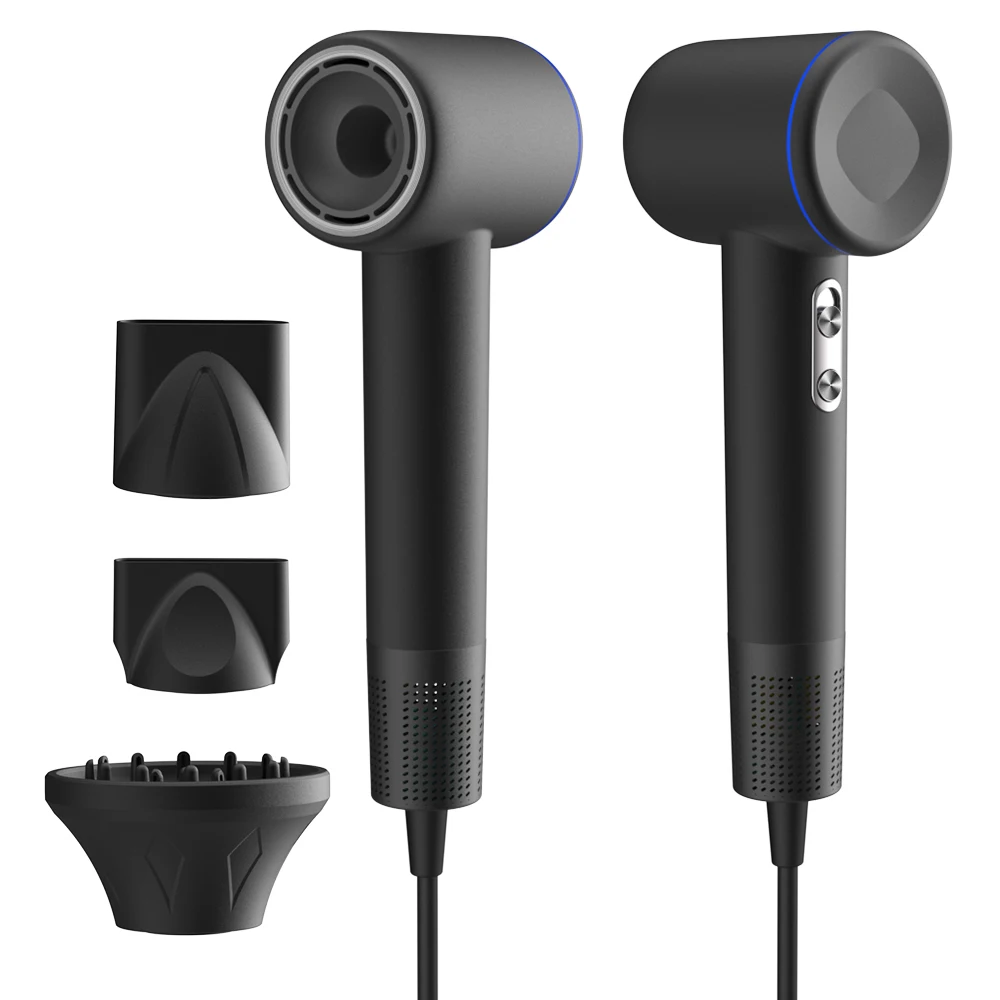 oem professional blow dryer 1600W Ionic Multifunction Hair Dryer with Magnetic Nozzle Diffuser