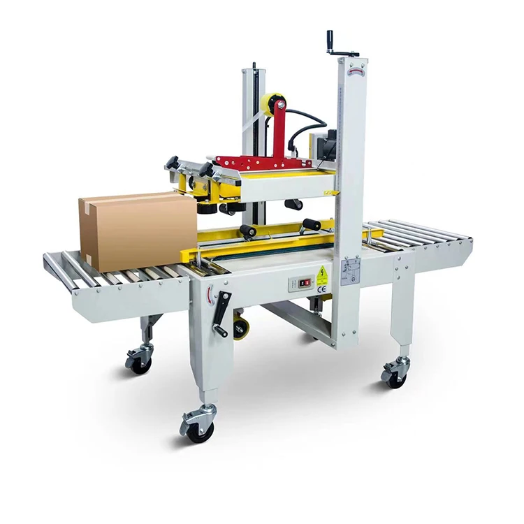 CE Certification Automatic Adhesive Tape Carton Box Sealing Packing Machine