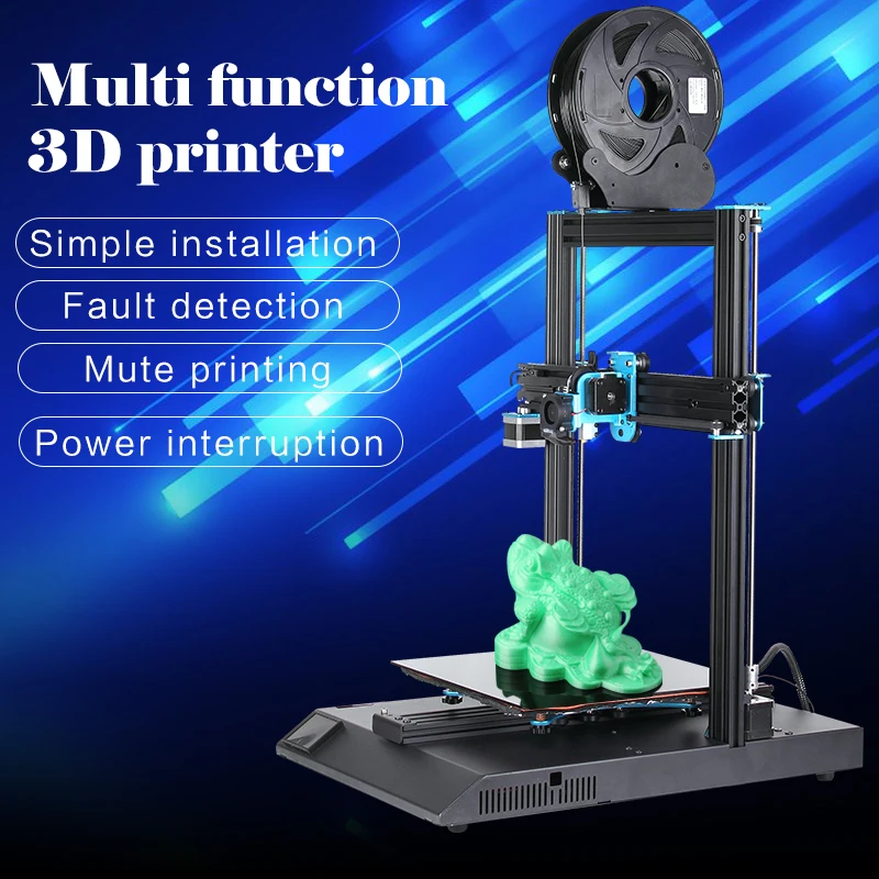 2020 hot-selling newly upgraded Ultra-quiet Driver TFT Touch Screen Dual Z axis Resume USB Artillery X1 3d printer