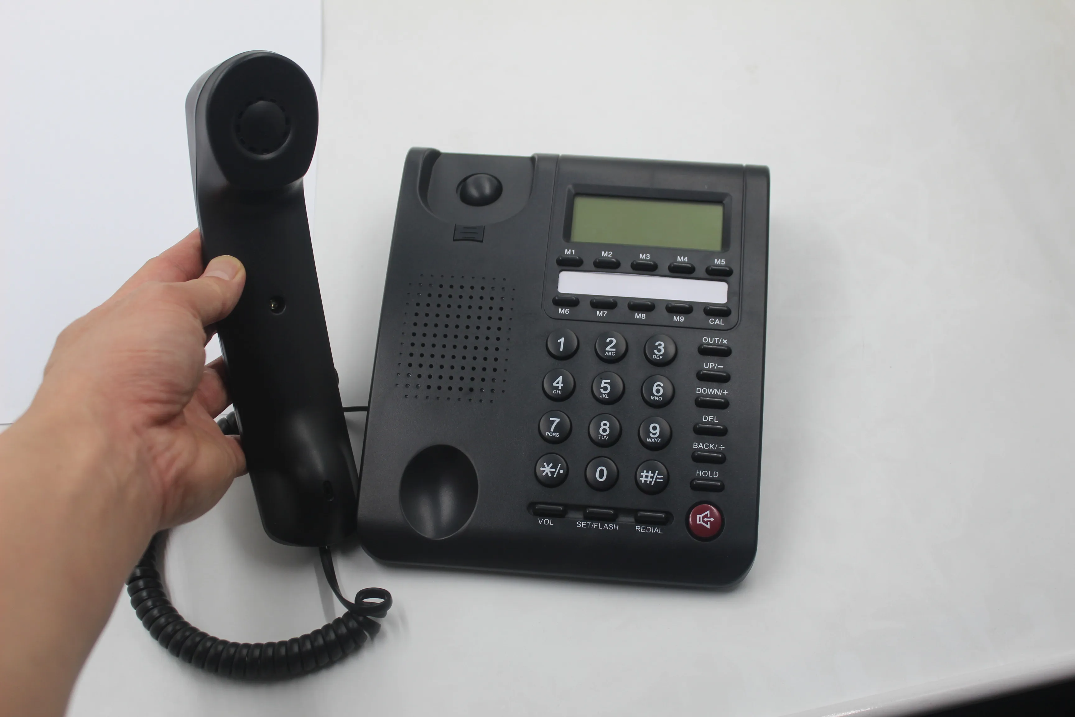 High Quality Caller ID New single Line corded telephone with two-way speakerphone for Office home