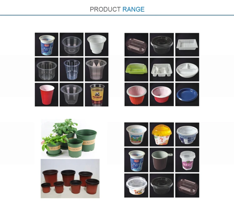 
Automatic Plastic Thermoforming Machine for Disposable Cup 